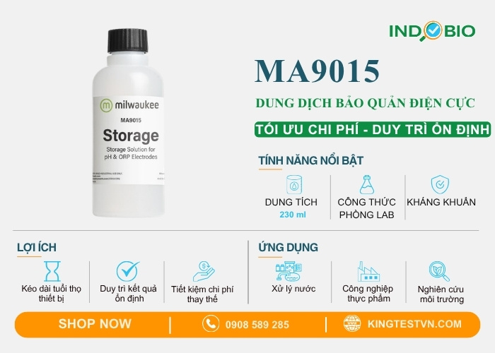 Thông tin chi tiết dung dịch bảo quản điện cực MA9015